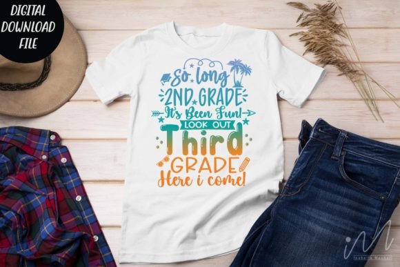 So Long 2nd Grade SVG Graphics for Crafts