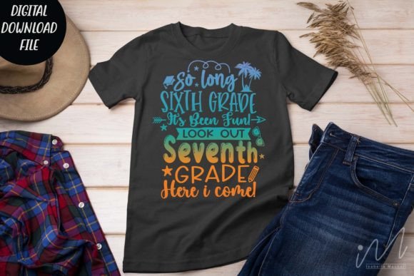 So Long Sixth Grade SVG Graphics for Crafts